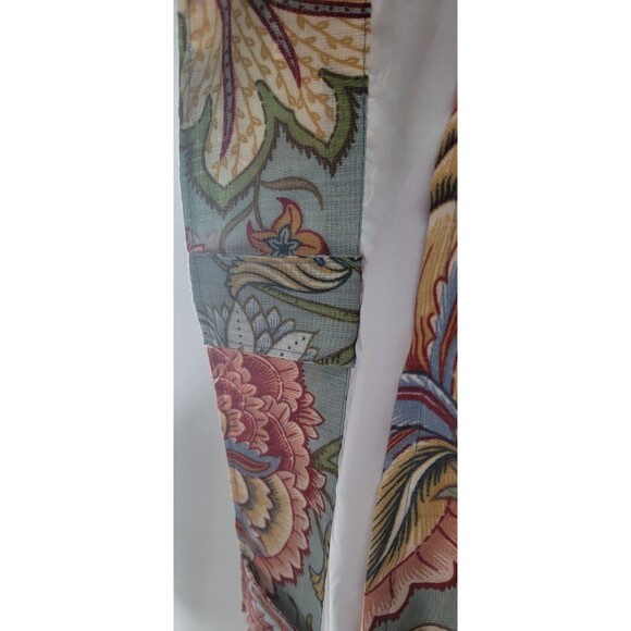 Pier 1 Floral Blue Meadow Curtains 2 Panels - Picture 2 of 4
